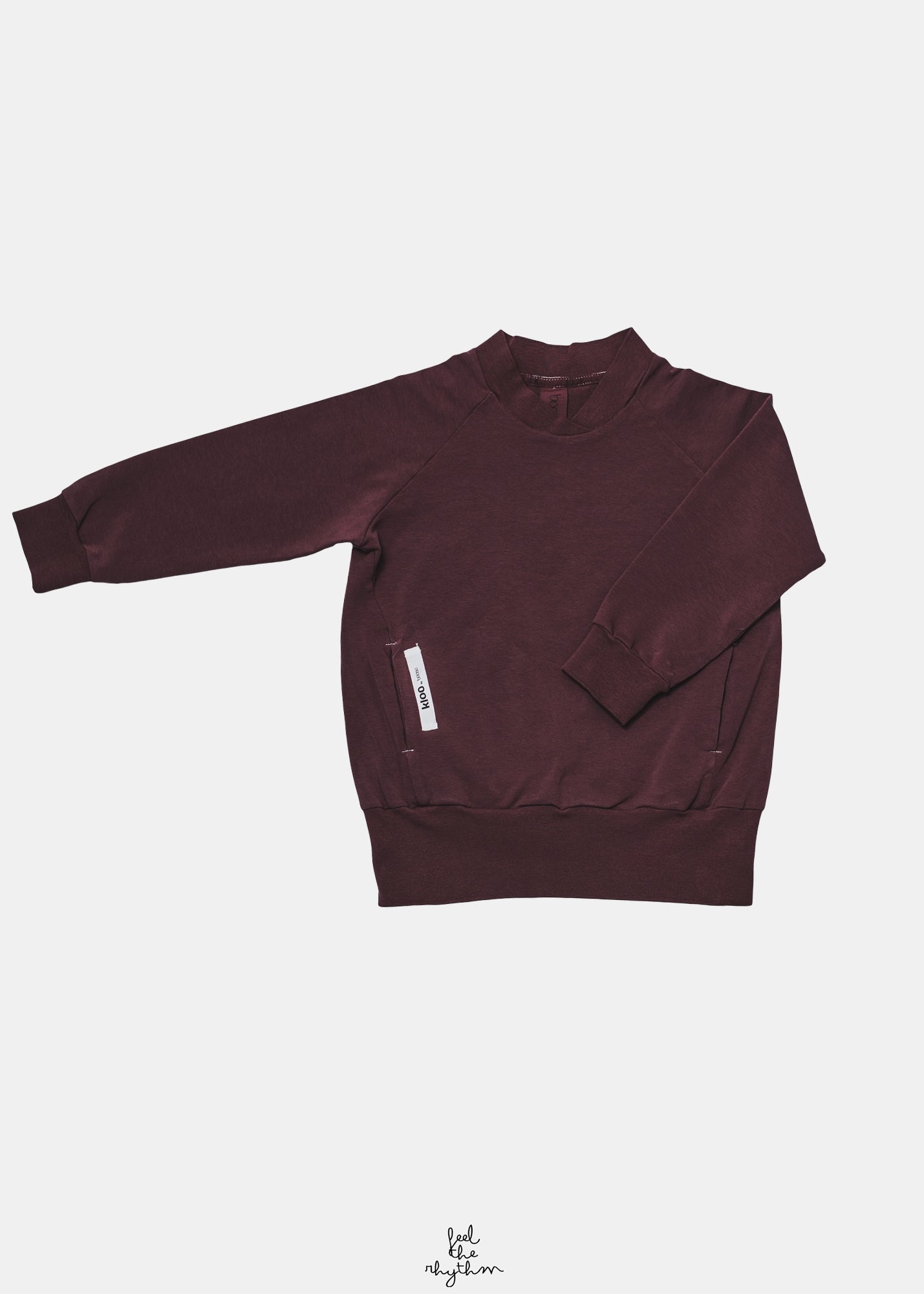 bluza dziecięca- FEEL SWEATSHIRT burgund