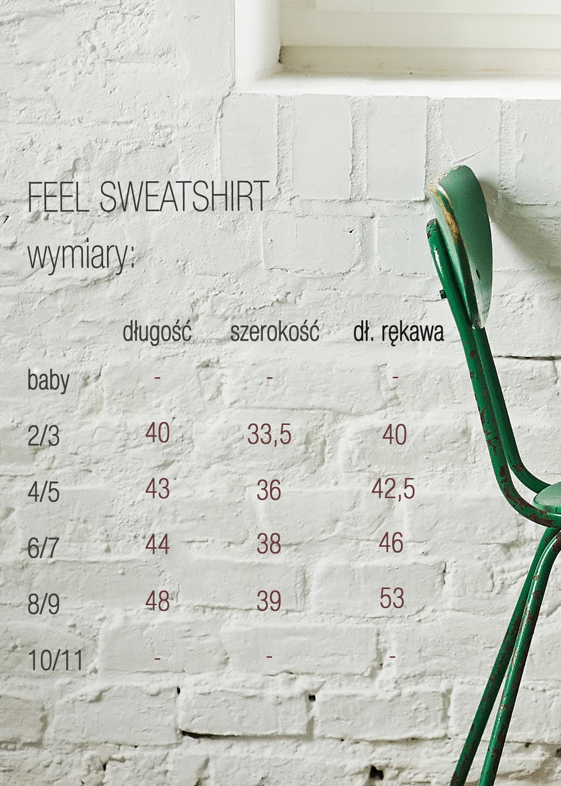 bluza dziecięca- FEEL SWEATSHIRT burgund
