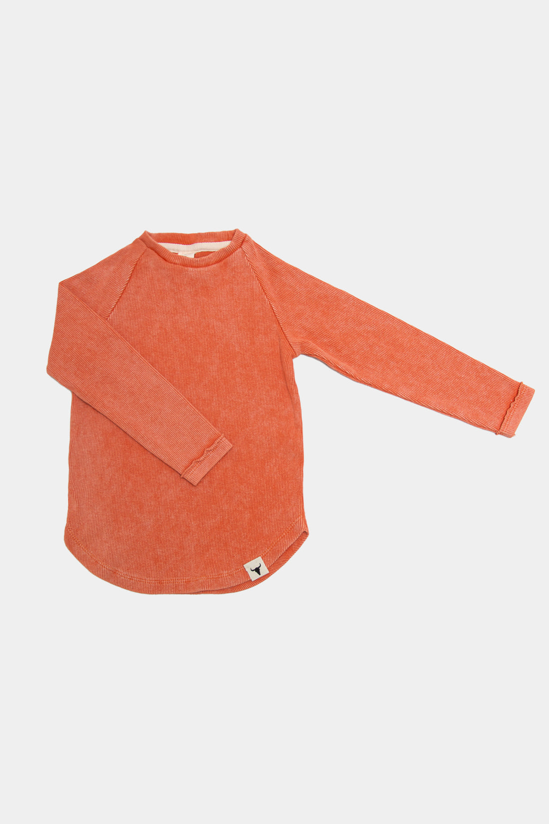 koszulka dziecięca- RIBB LONGSLEEVE orange