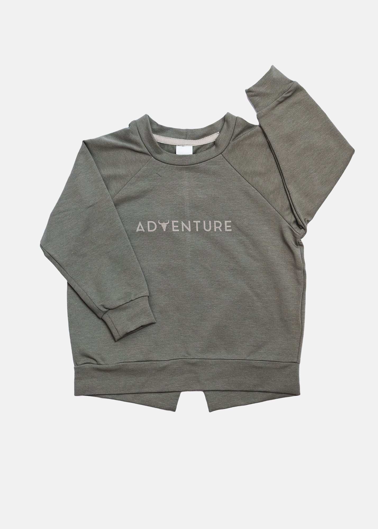 bluza dziecięca- CLUB SWEATSHIRT green/beige