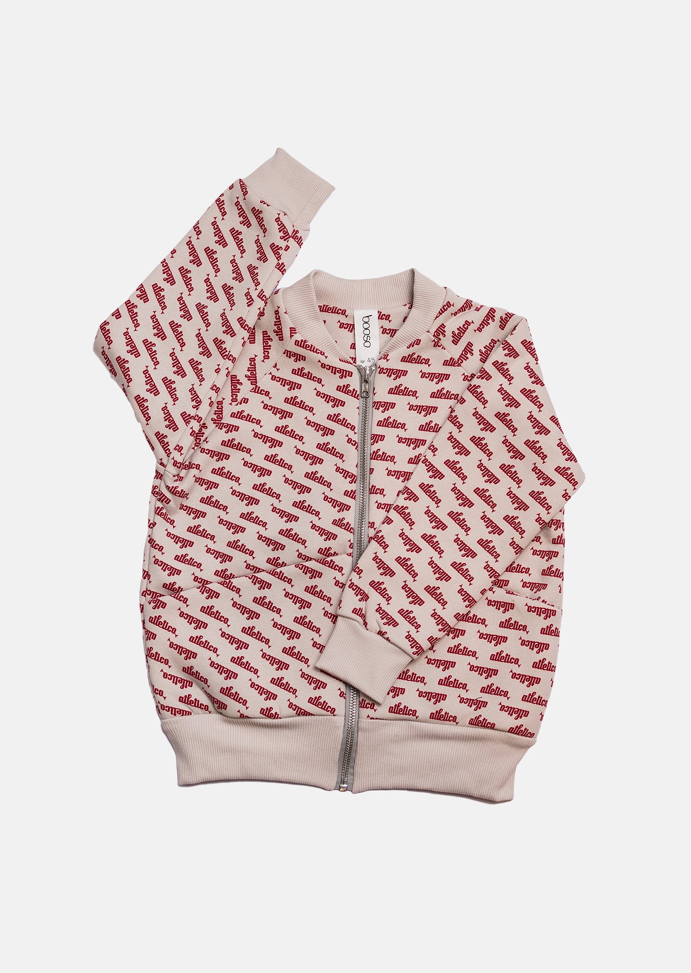 bluza dziecięca- ATLETICO BOMBER beige/red