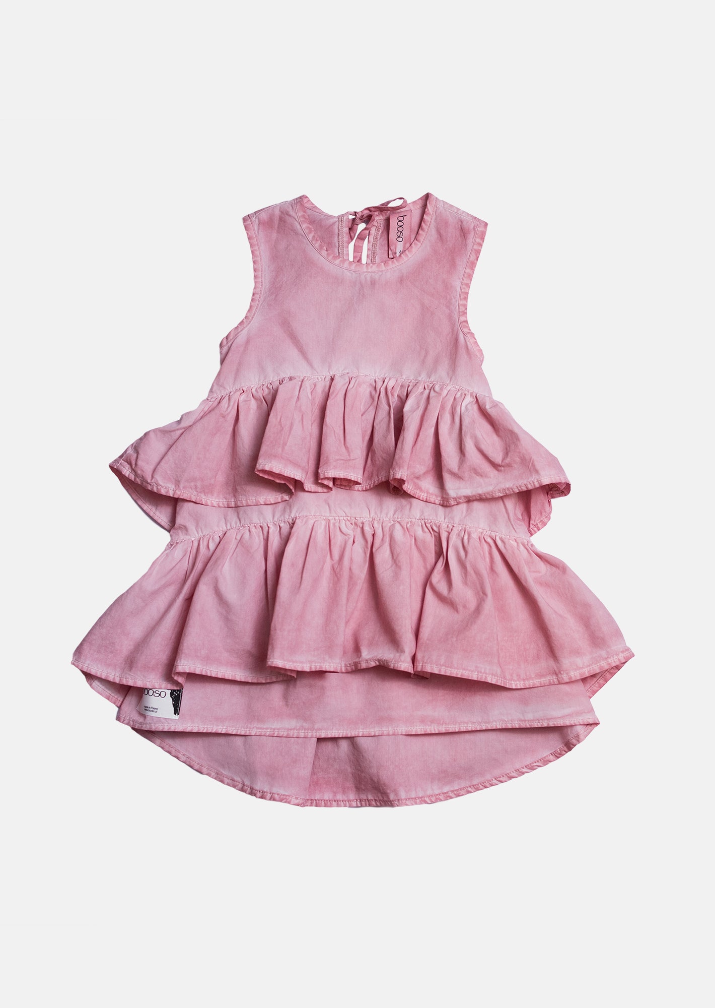 sukienka dziecięca- WAVE COLDDYE DRESS light pink