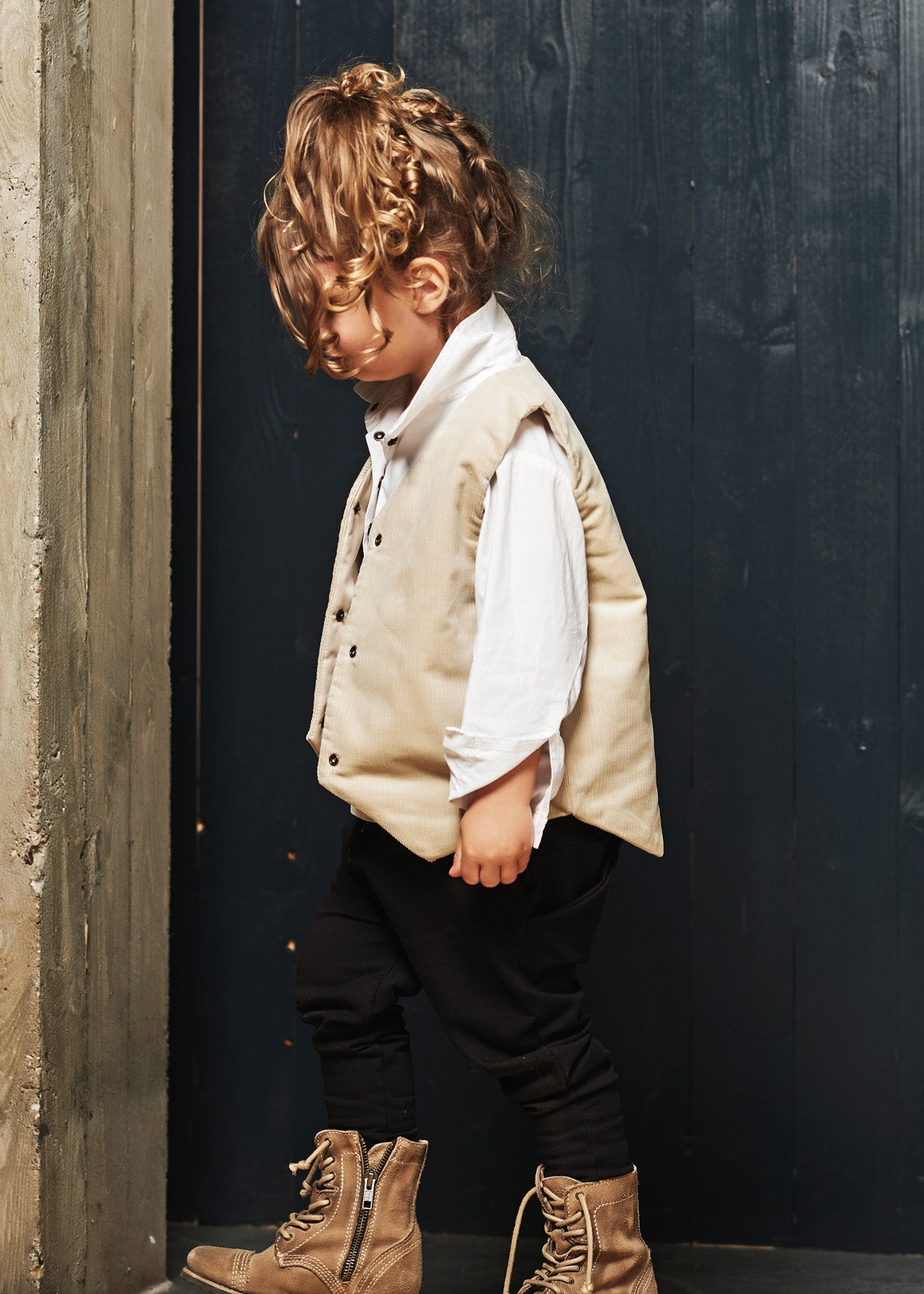 kamizelka dziecięca- FEEL VEST beige