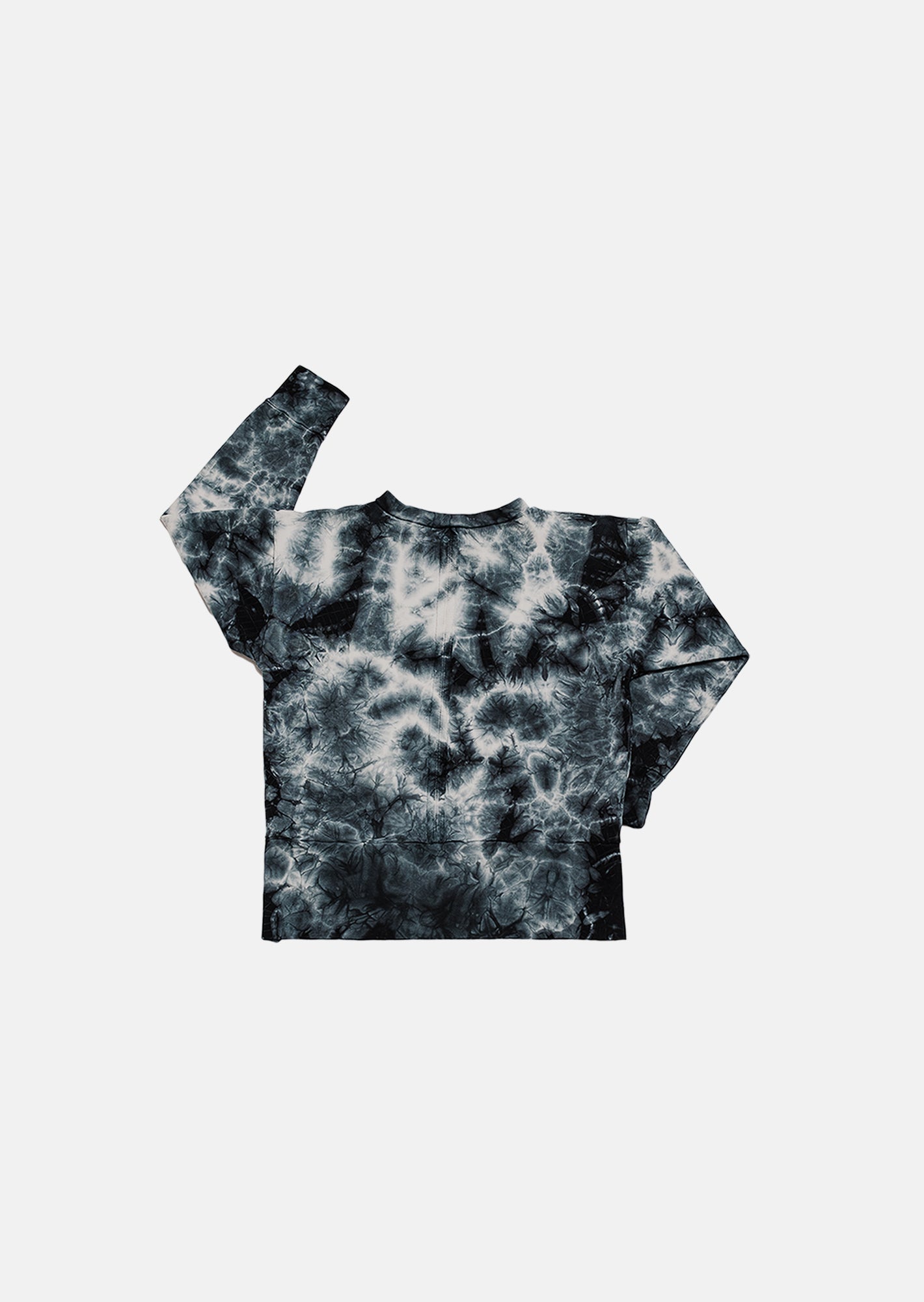 bluza dziecięca - TIEDYE SWEATSHIRT graphite