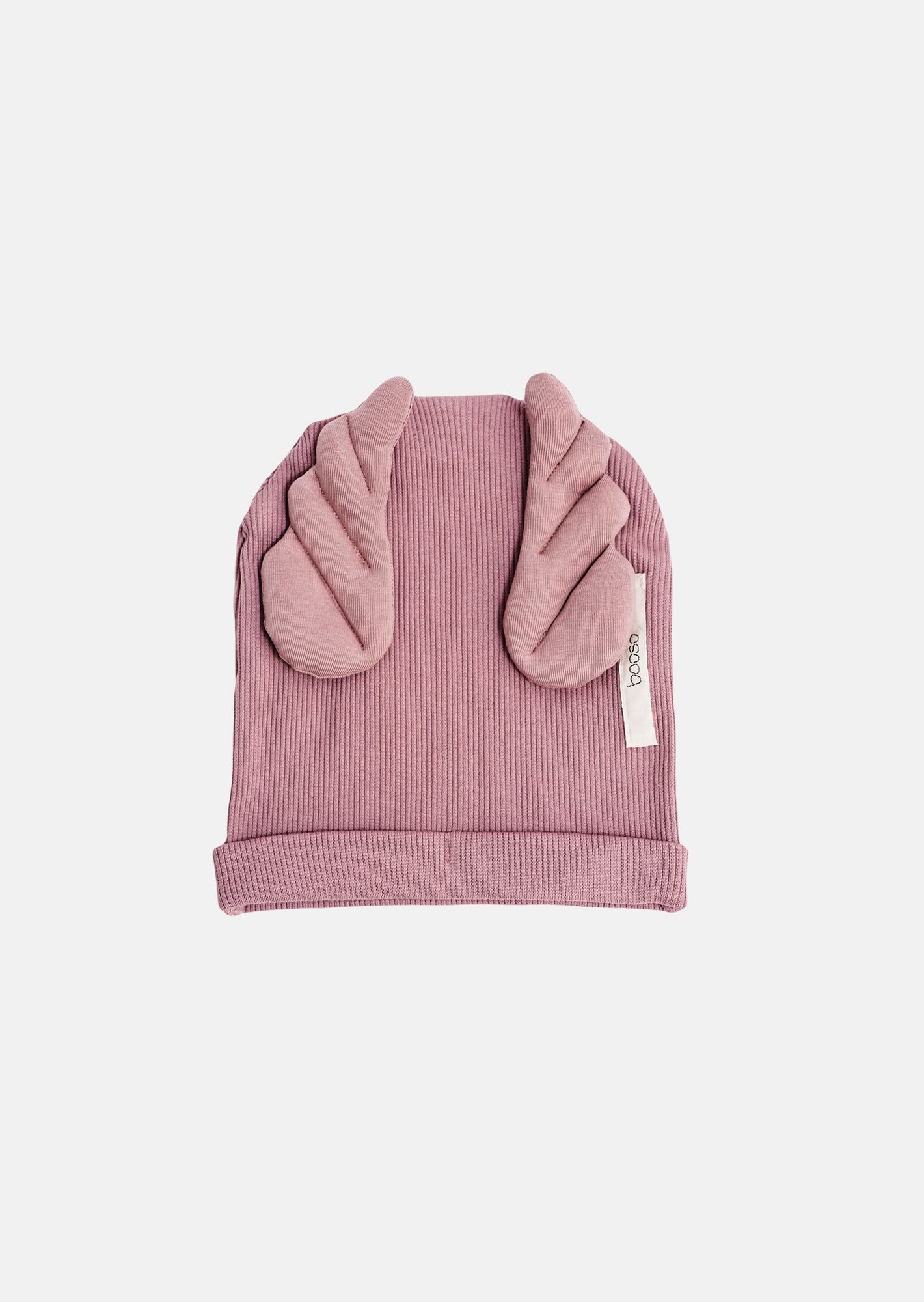 czapka dziecięca- RIBBING BEANIE WINGS dusty pink