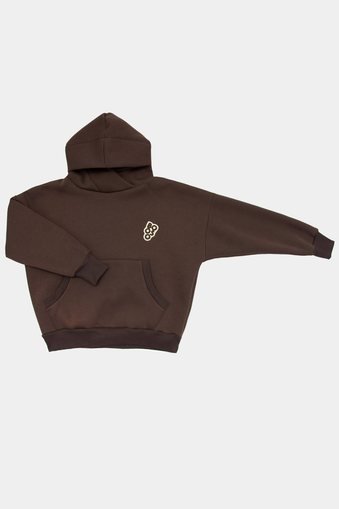 bluza dziecięca- WIDE WARM HOODIE brown