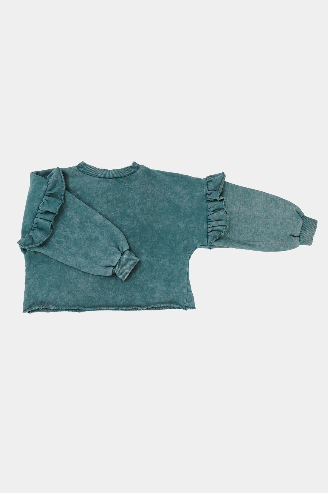 bluza dziecięca - SHORT FRILL OCEAN SWEATSHIRT
