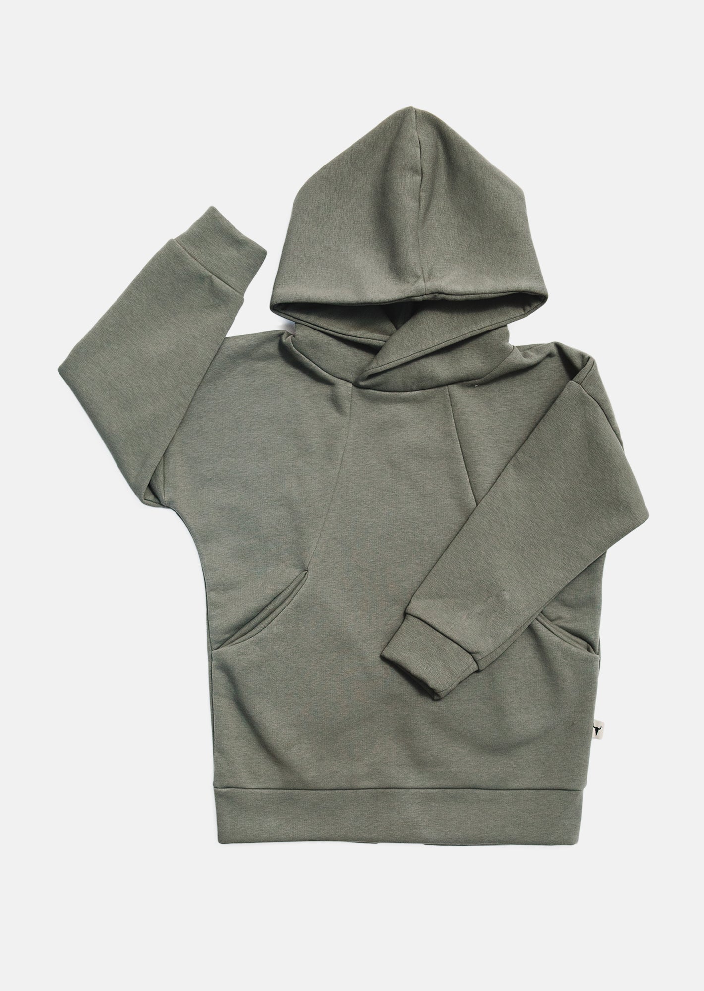 bluza dziecięca- POCKET WARM HOODIE khaki