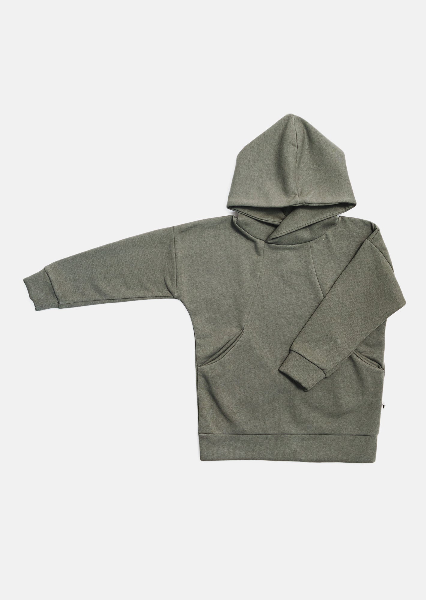 bluza dziecięca- POCKET WARM HOODIE khaki