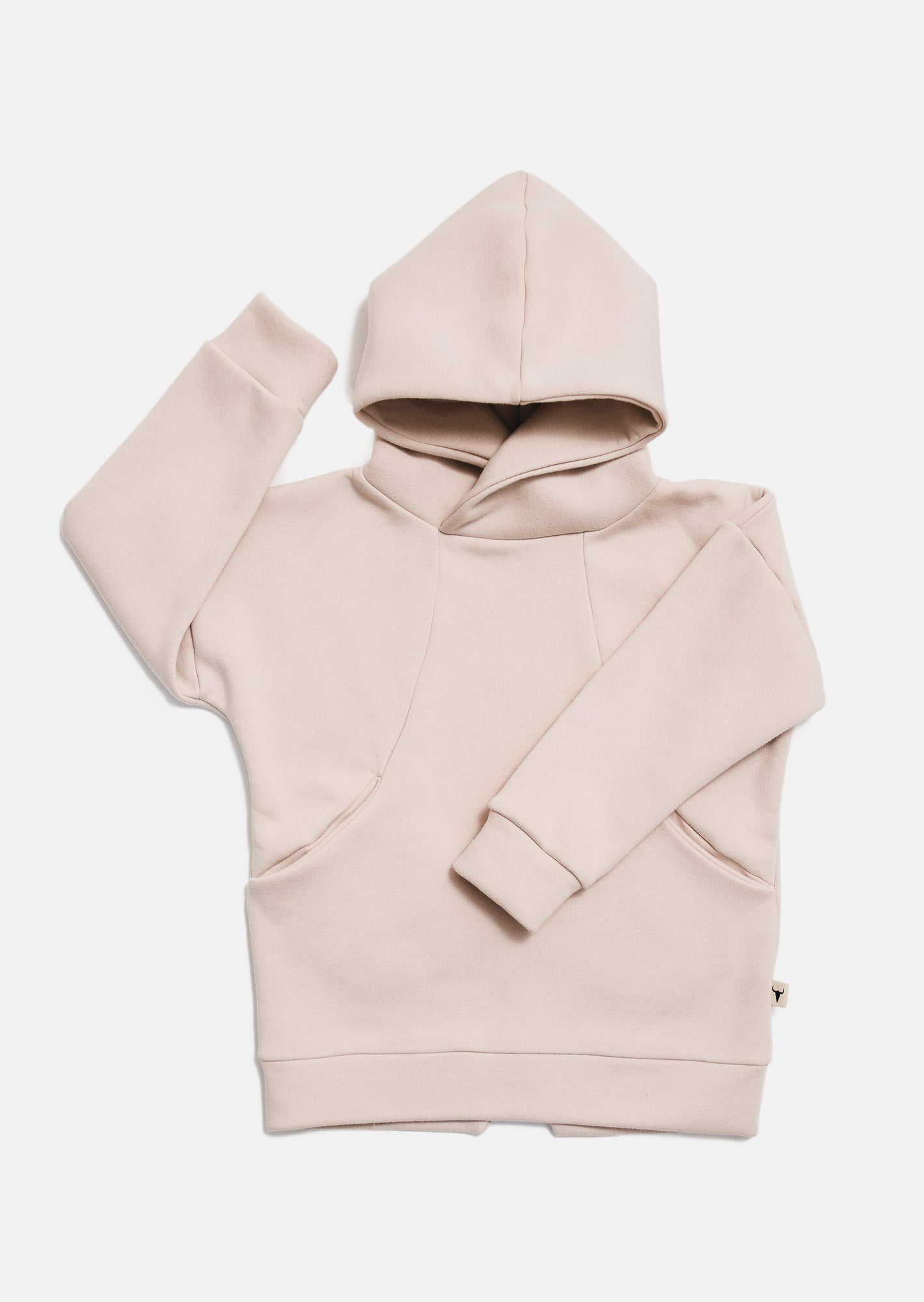 bluza dziecięca- POCKET WARM HOODIE beige