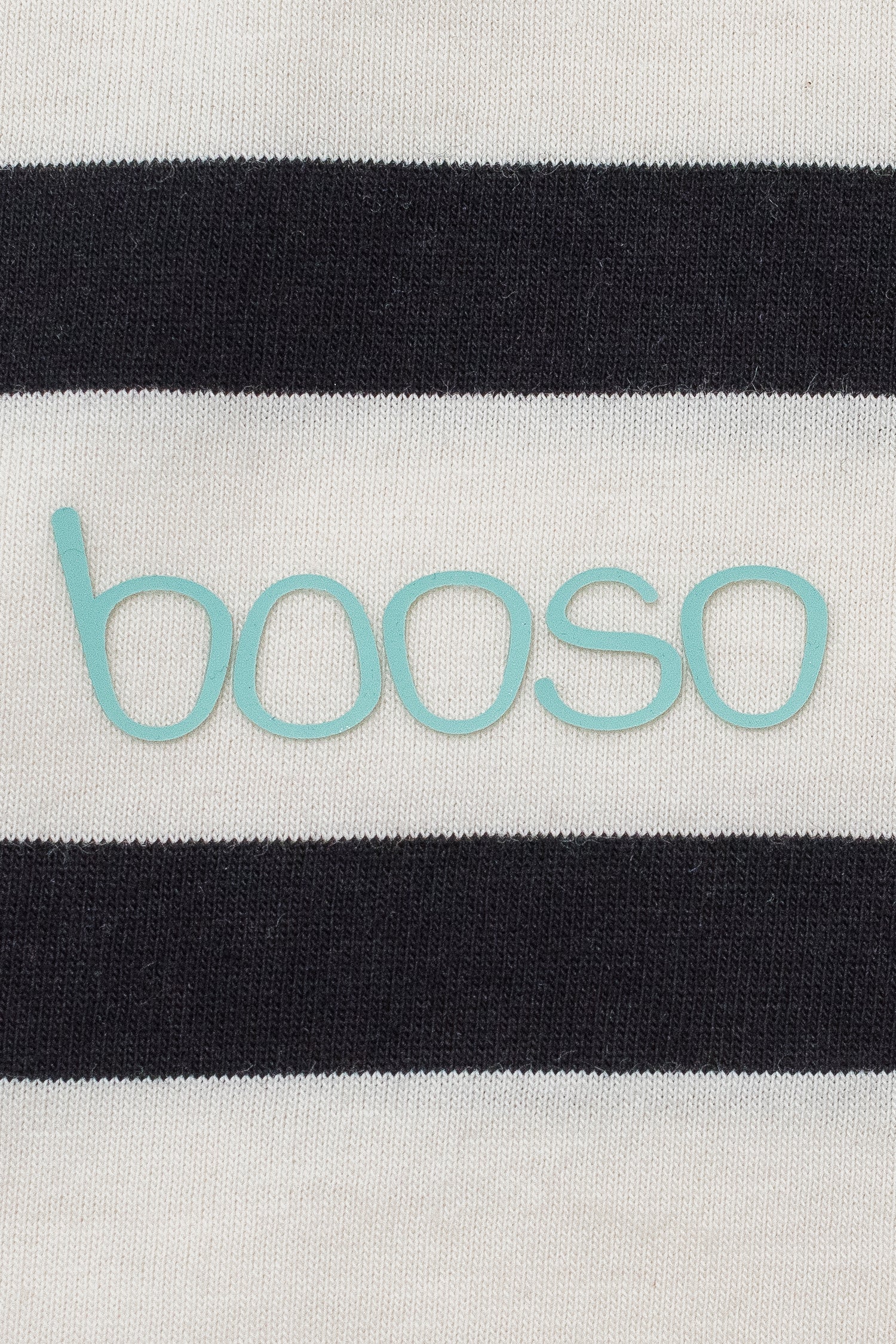 koszulka dziecięca- STRIPED TEE ecru/black/mint