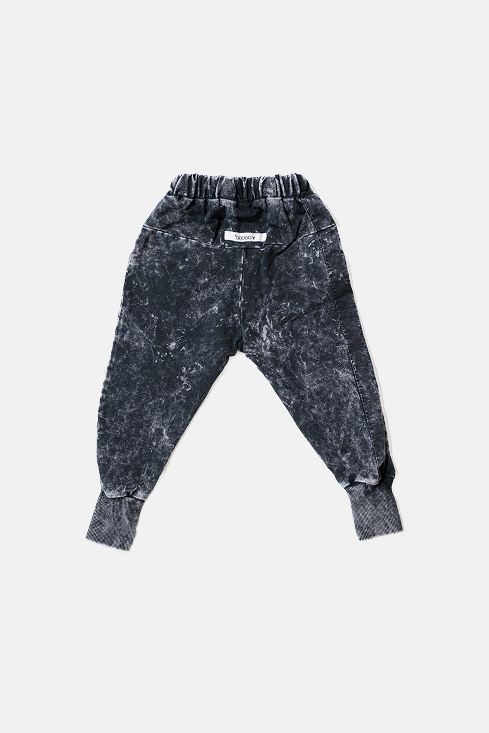 spodnie dziecięce - STRIPED BLACK PANTS black