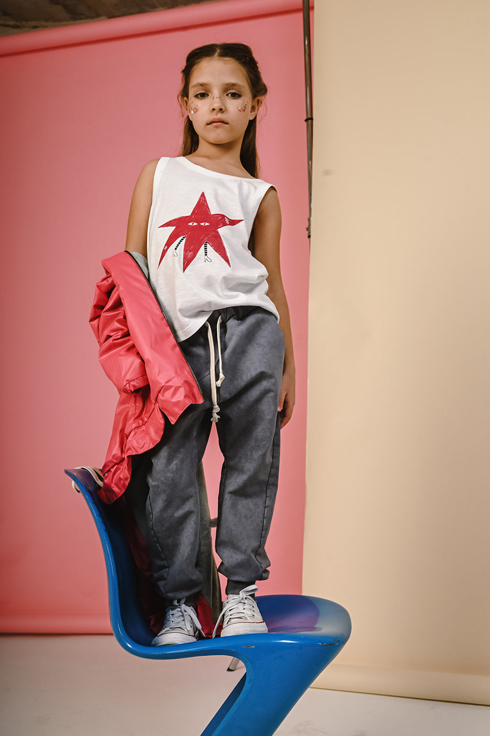spodnie dziecięce - SHAPE WELT PANTS deep blue