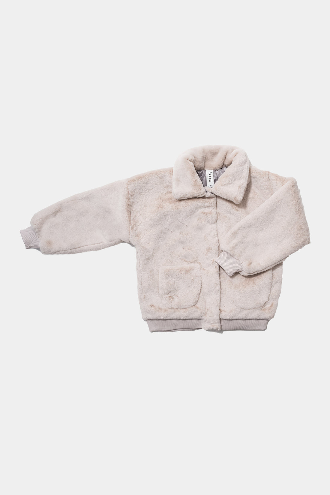 zimowa kurtka dziecięca- FUR COAT beige