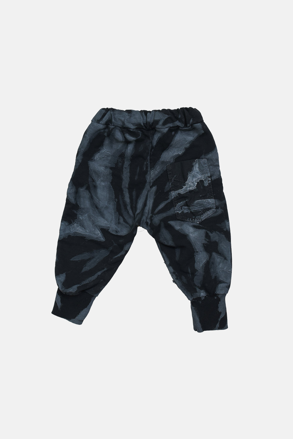 spodnie dziecięce - ZEBRA PATCH PANTS black/graphite zebra