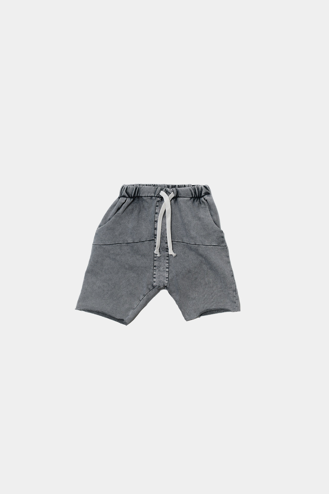szorty dziecięce- STRIPED SHORTS graphite