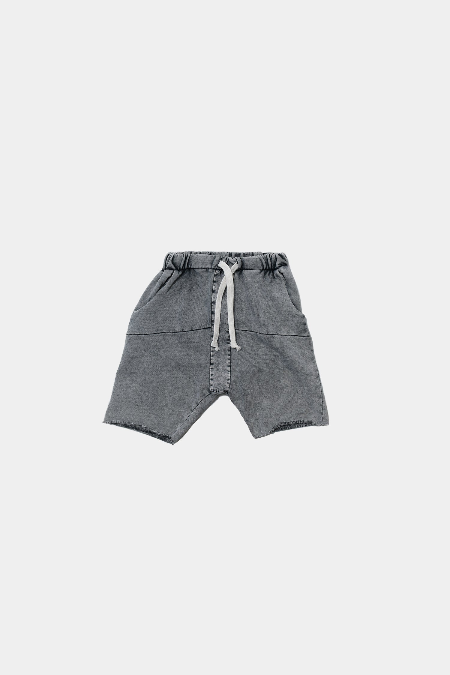 szorty dziecięce- STRIPED SHORTS graphite