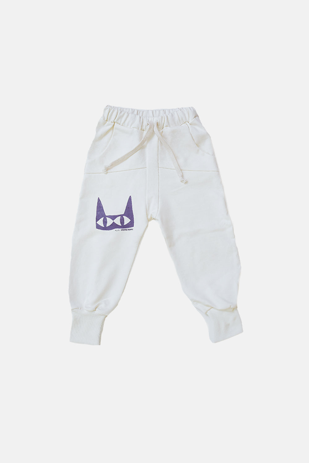 spodnie dziecięce - WHITE CAT PANTS white