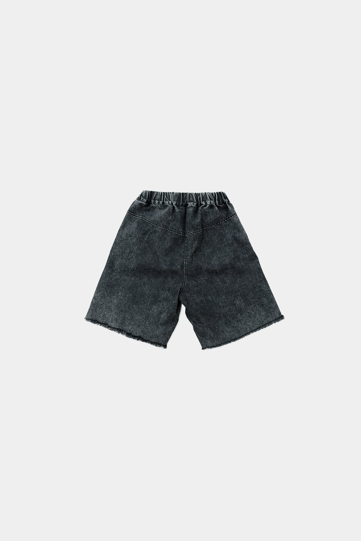 szorty dziecięce - JEANS SHORTS GRAPHITE
