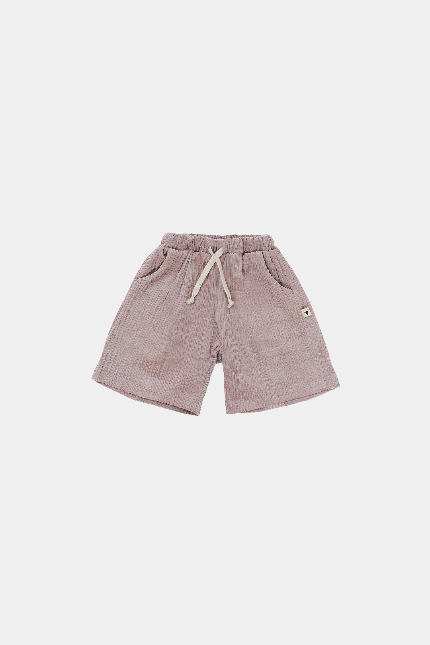 szorty dziecięce - CORDUROY SHORTS light pink