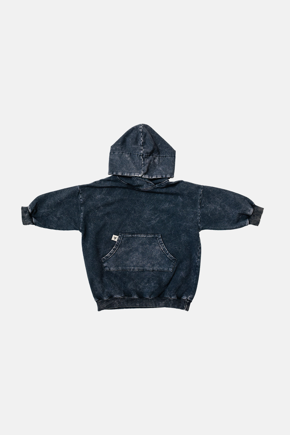 sukienka dziecięca- TIEDYE BISON HOODIE DRESS black