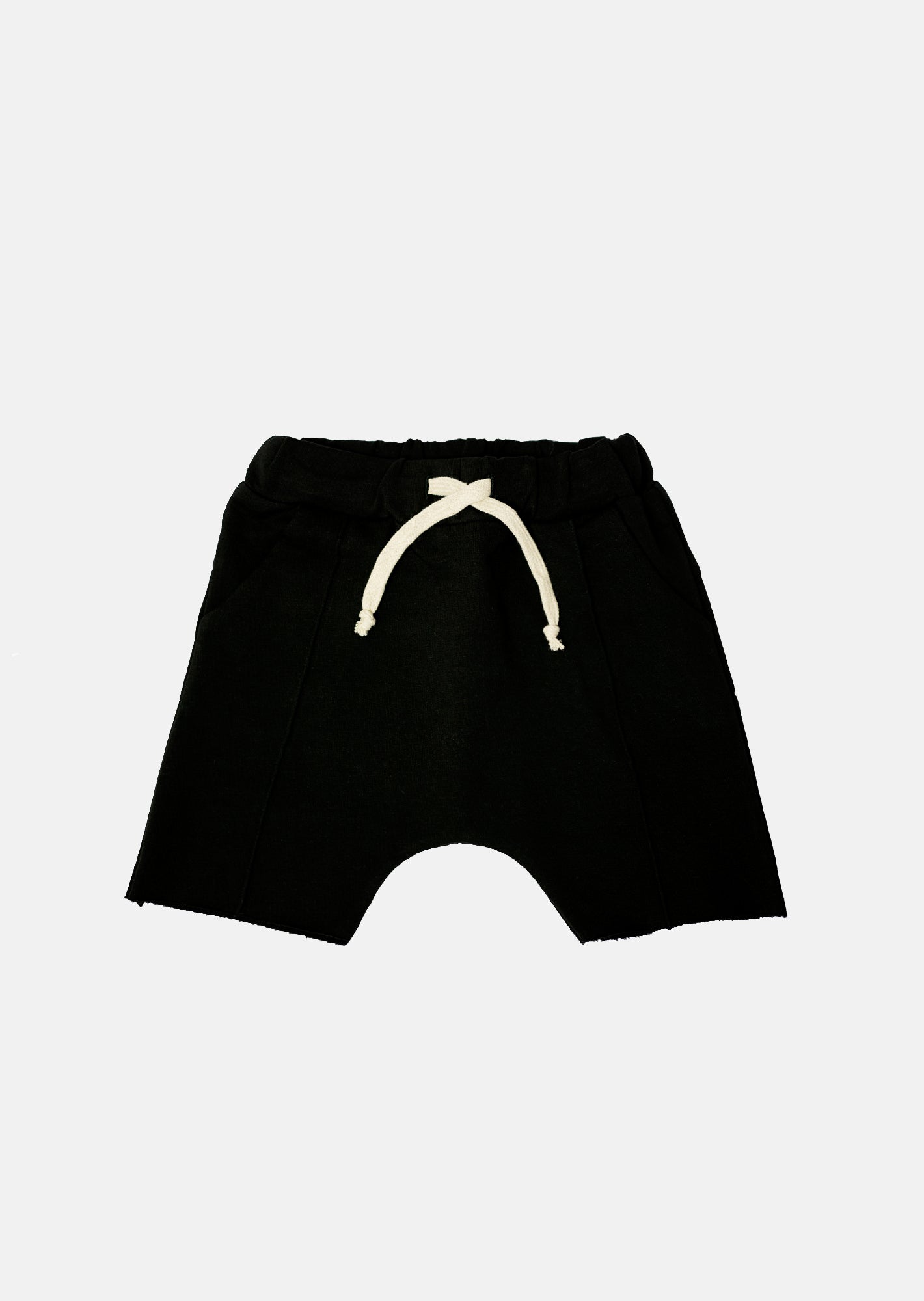 szorty dziecięce- BLACK SIMPLE SHORTS black