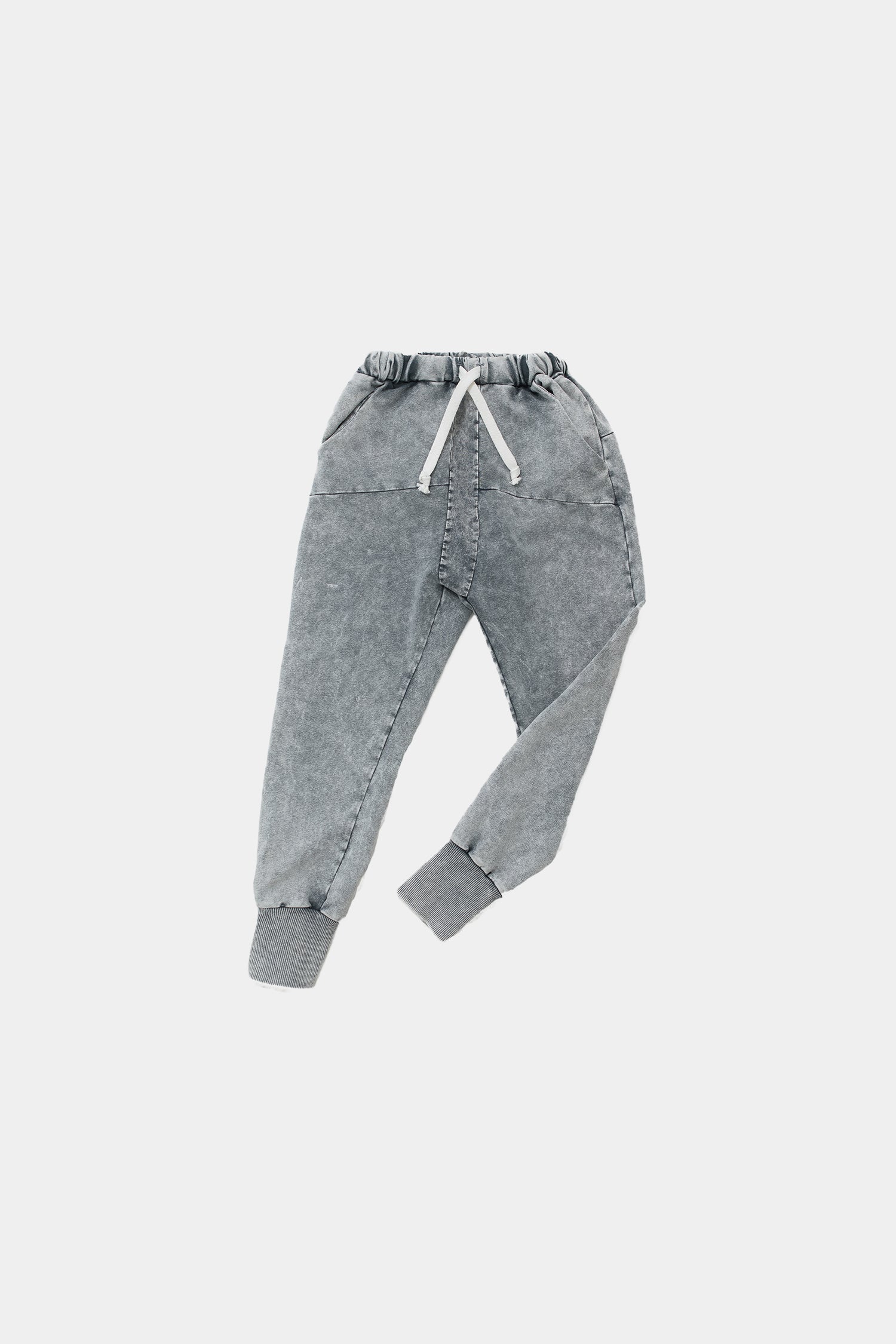 spodnie dziecięce- STRIPED PANTS gray vintage