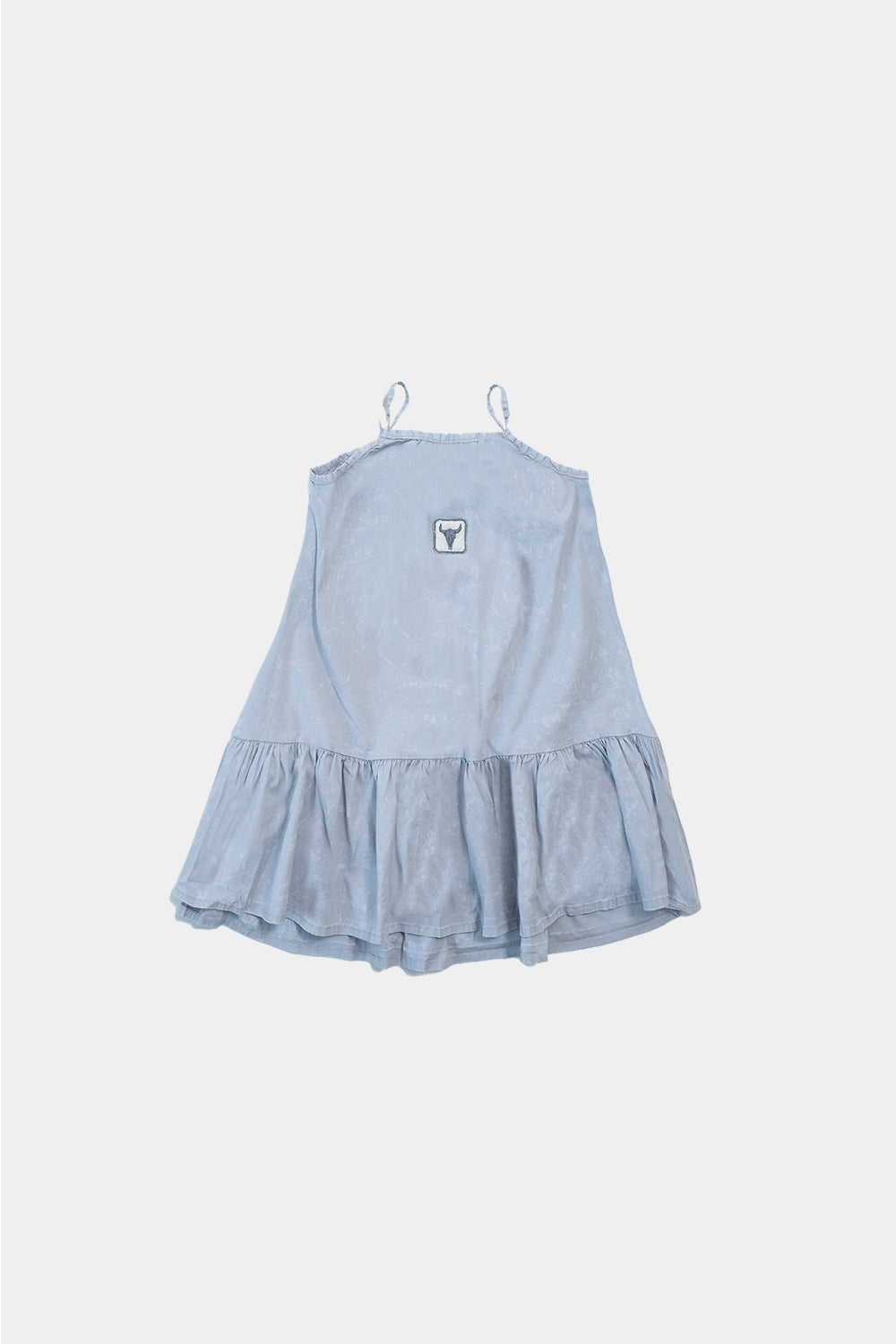 sukienka dziecięca- WAVE LONG DRESS light gray