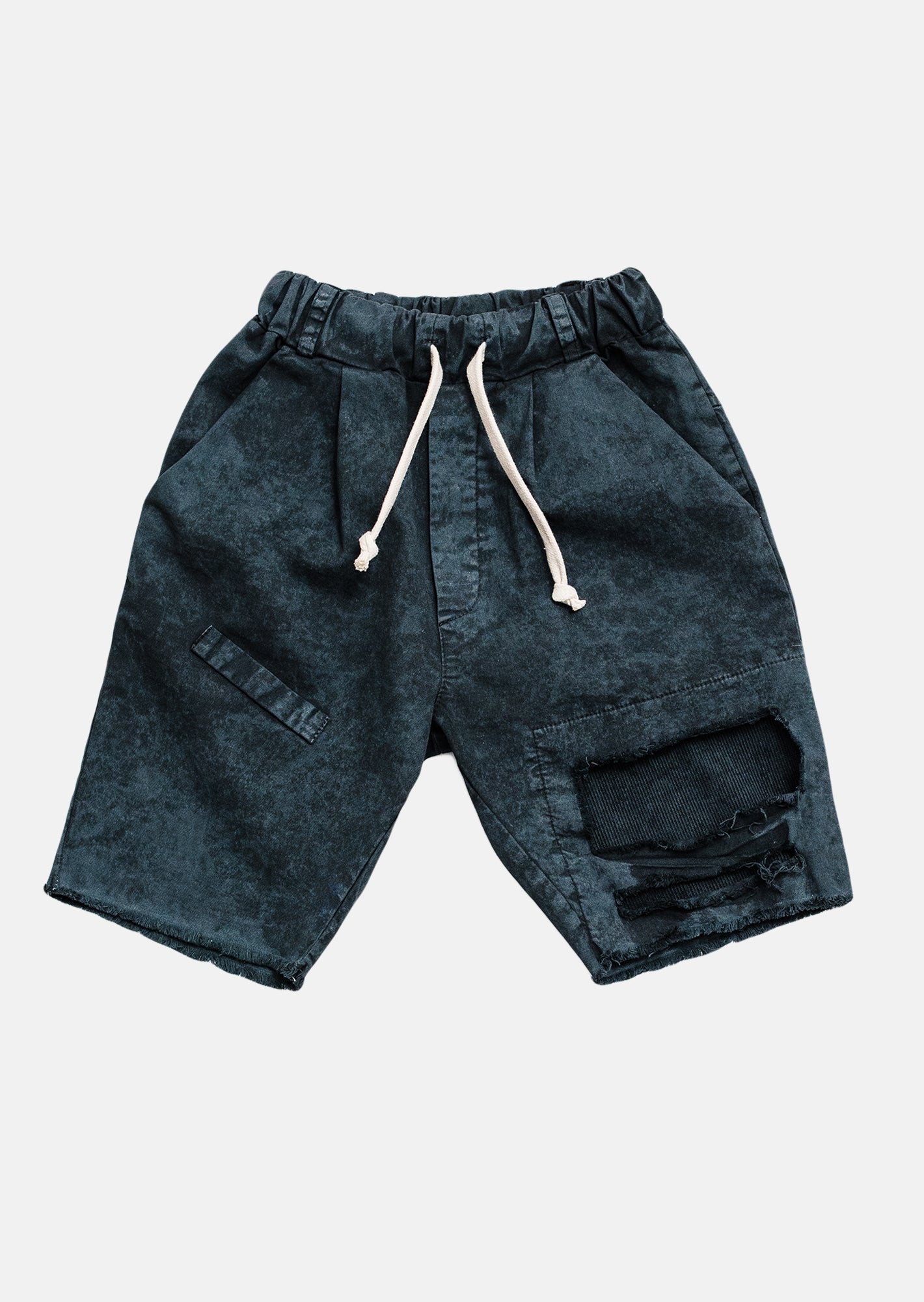szorty dziecięce - ACID POCKET SHORTS graphite