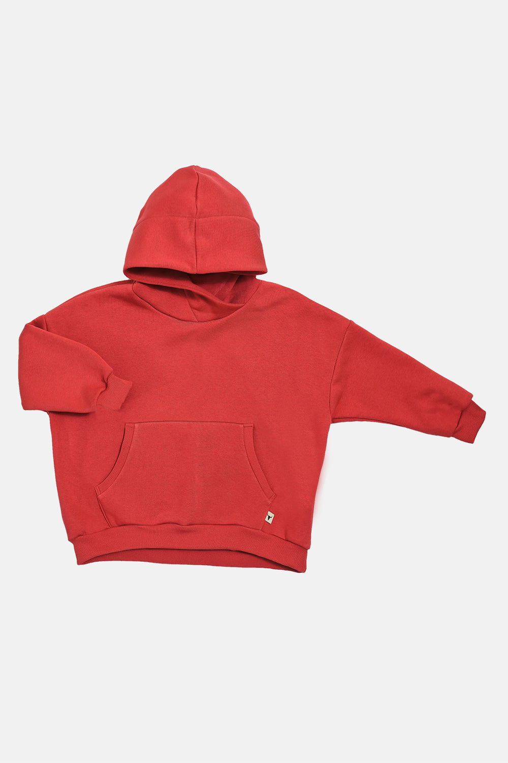 bluza dziecięca- RED WIDE HOODIE red