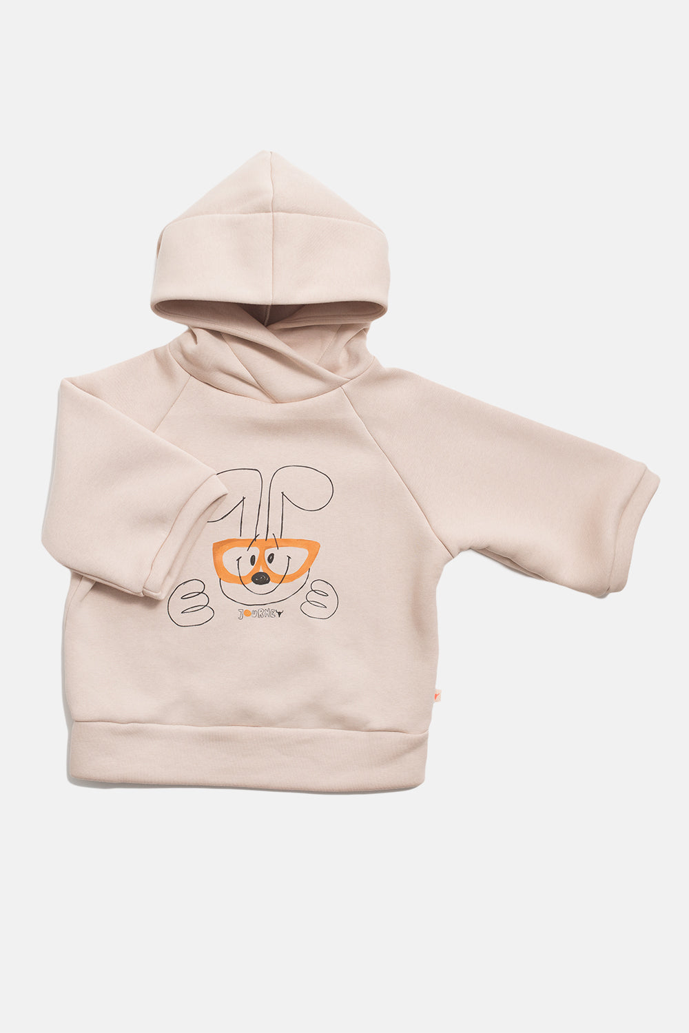 bluza dziecięca- 3/4 JOURNEY HOODIE beige