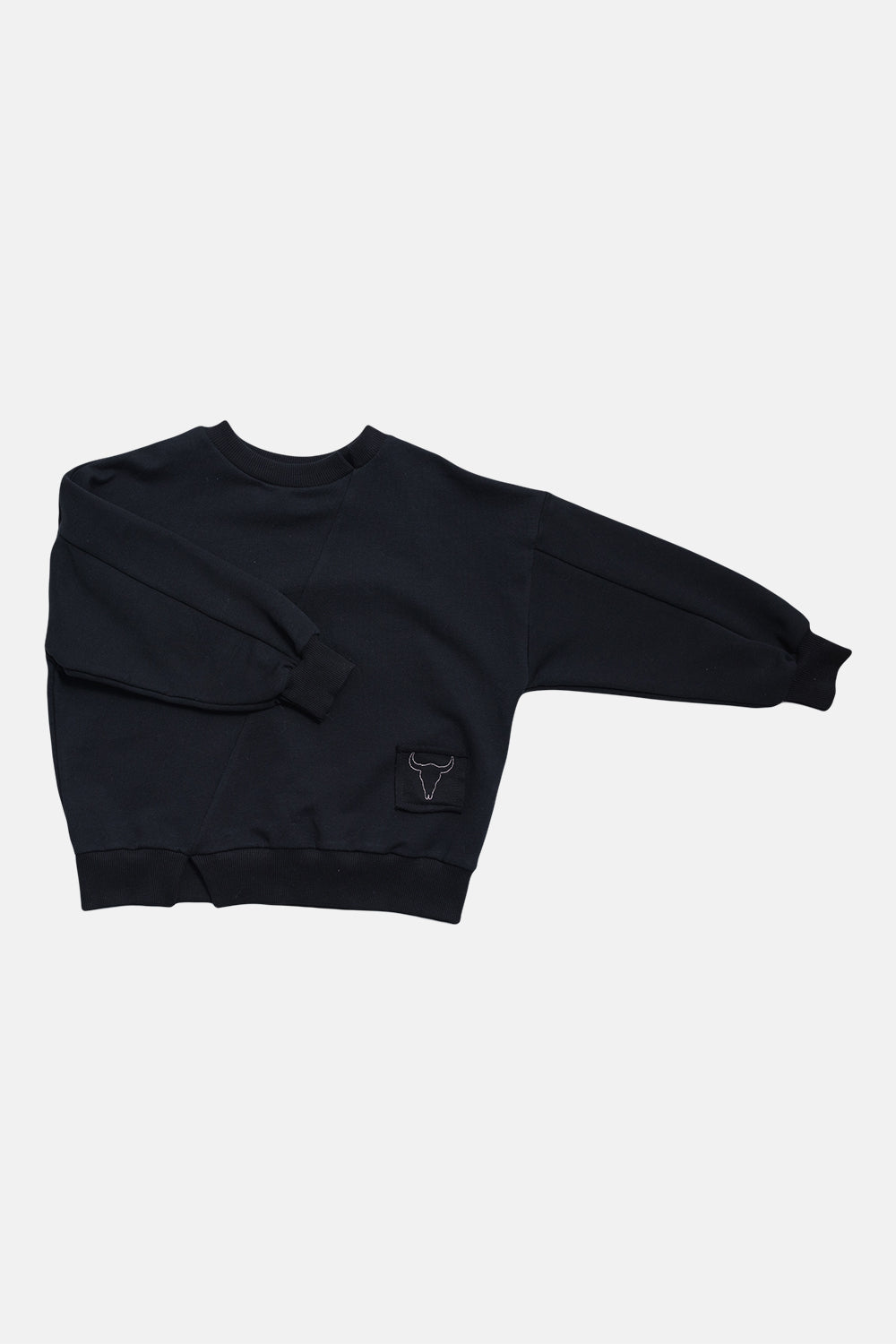 bluza dziecięca- BISON BLACK SWEATSHIRT black