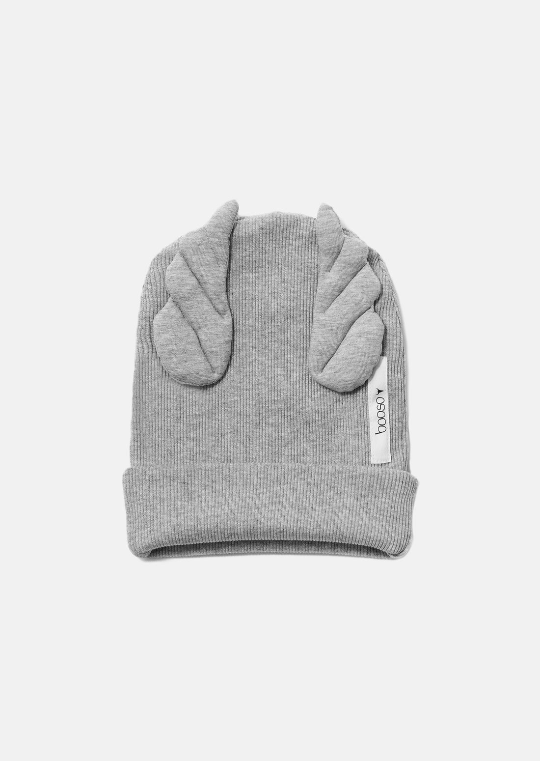 czapka dziecięca- RIBBING BEANIE WINGS double gray marl
