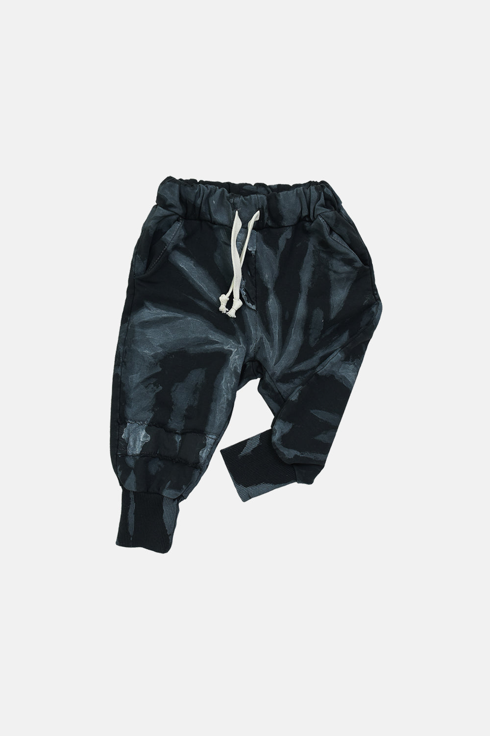 spodnie dziecięce - ZEBRA PATCH PANTS black/graphite zebra