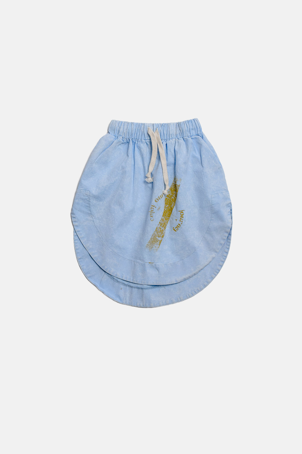 spódnica dziecięca - SKIRT BLUE JOURNEY light blue