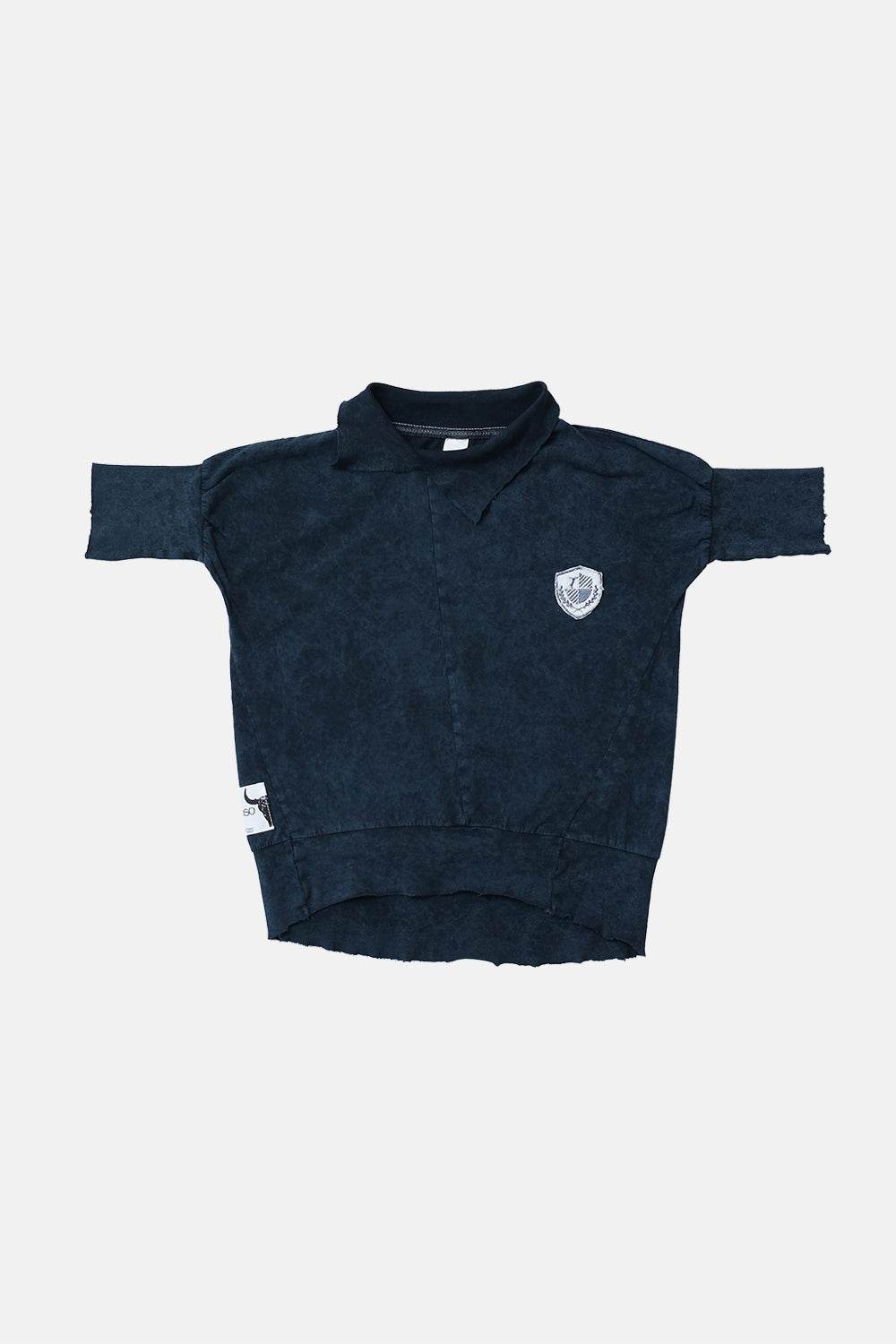 koszulka dziecięca - WELT POLO TEE graphite