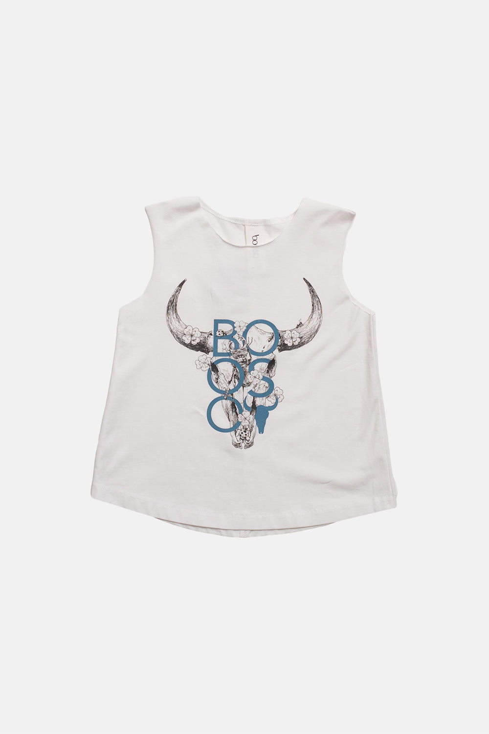 koszulka dziecięca- BISON TOP WHITE white