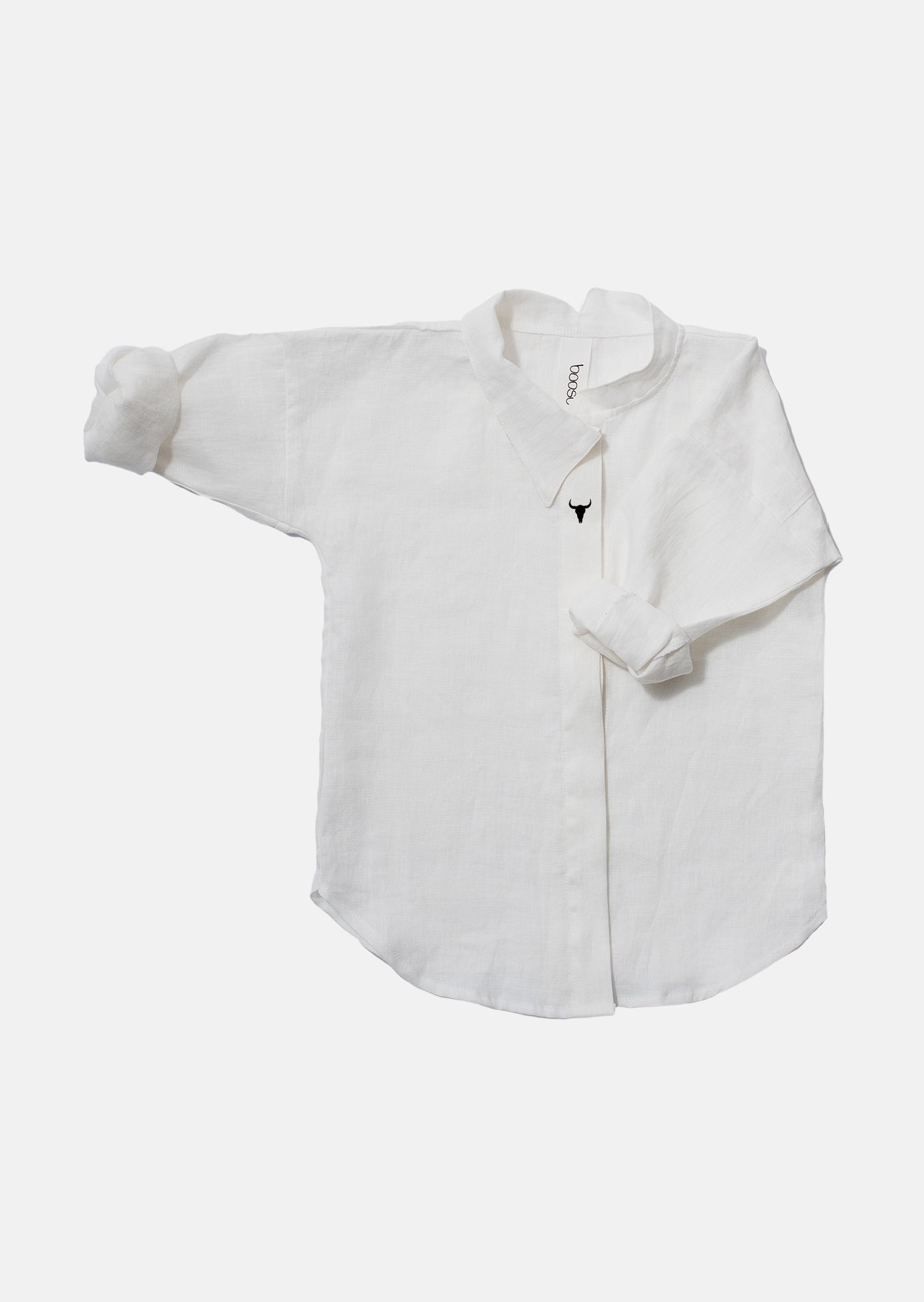 koszula dziecięca - LINEN ECRU SHIRT