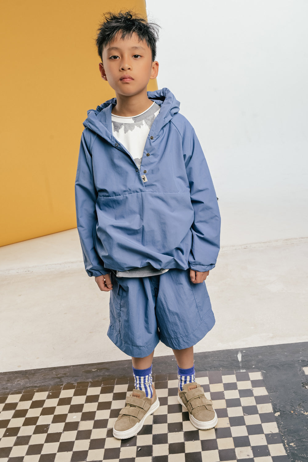 kurtka dziecięca- WIND COAT blue