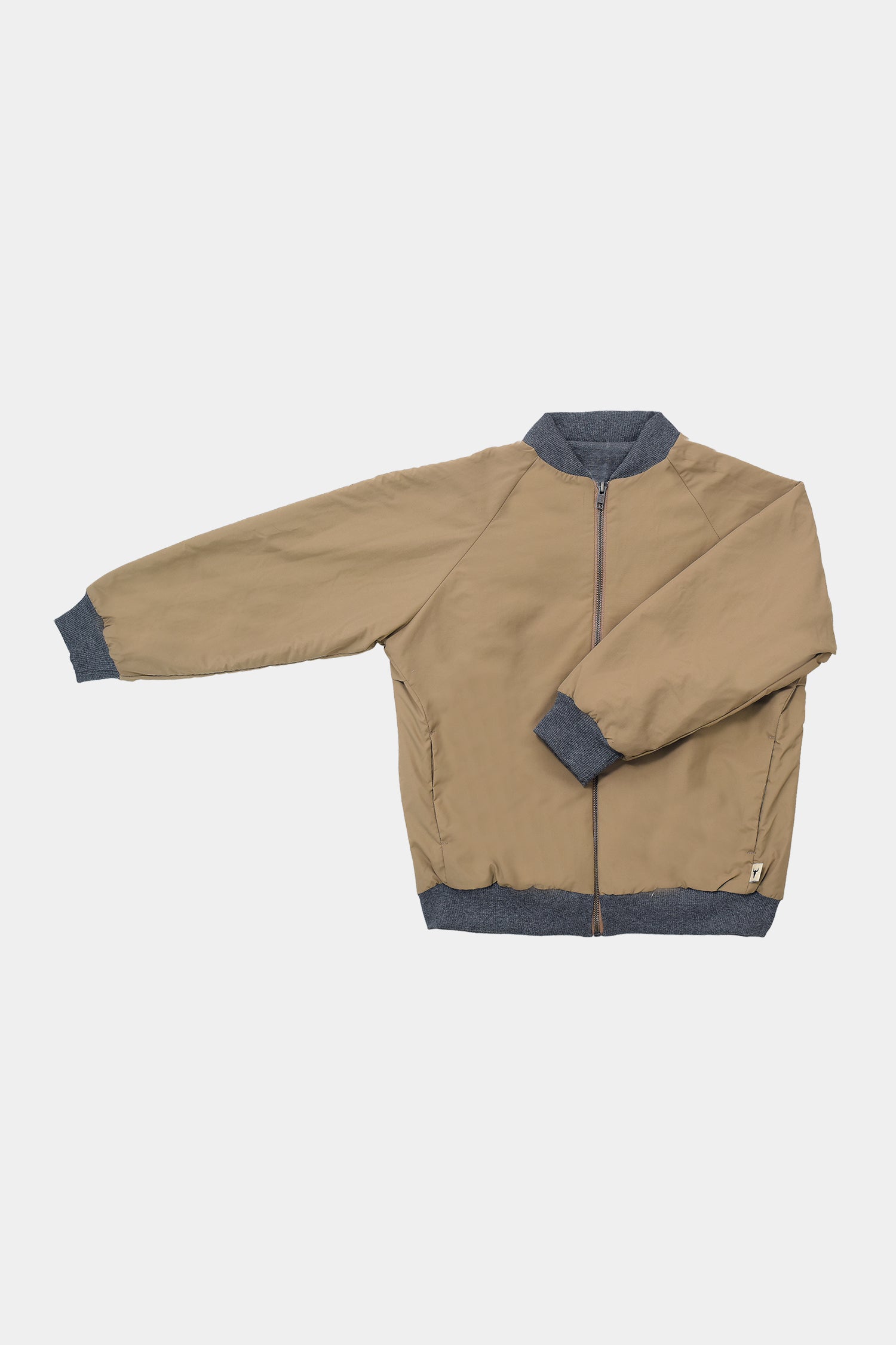 wiosenna kurtka dziecięca - BEIGE BOMBER
