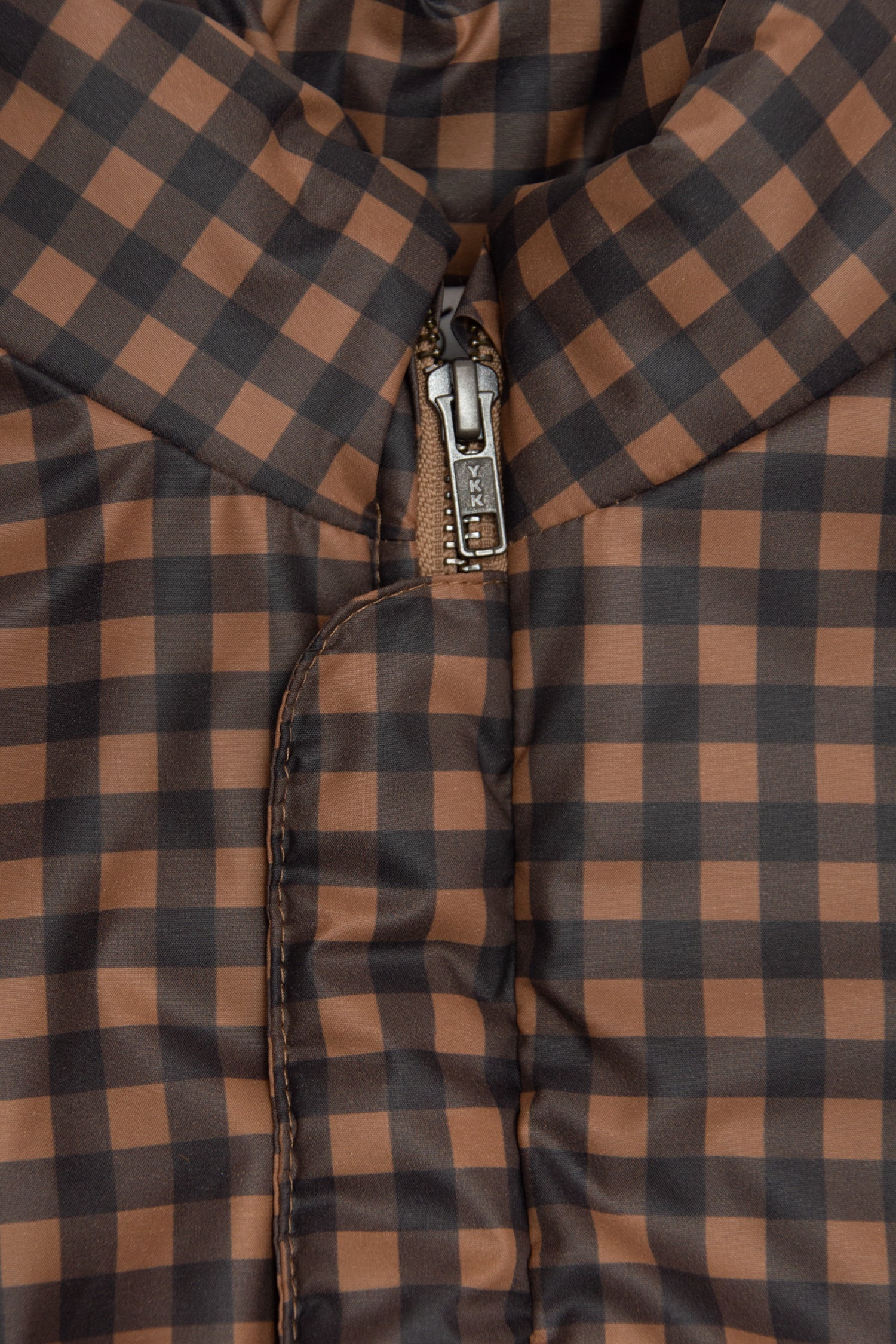 kurtka dziecięca- CAMEL WIDE CHECKED COAT