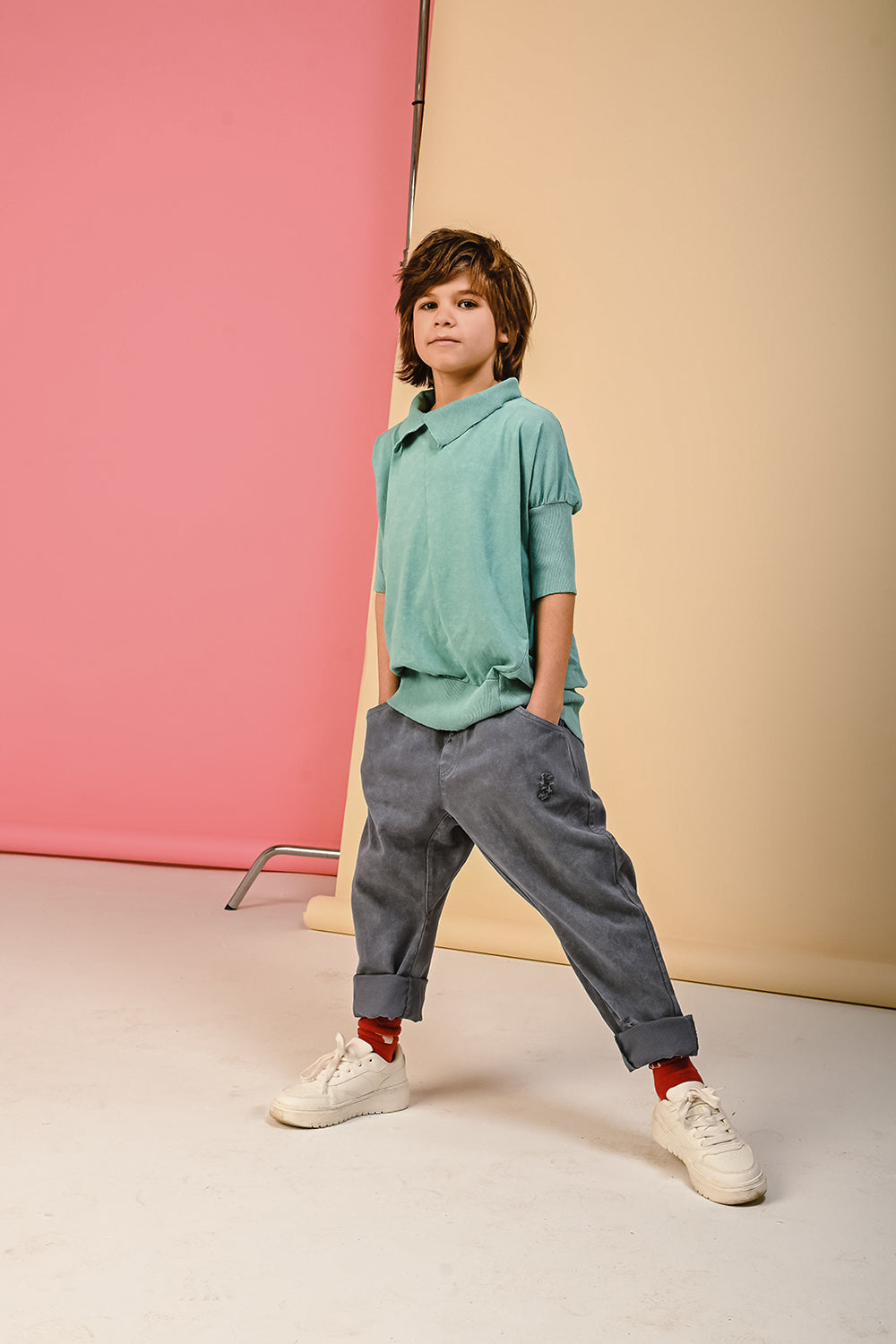 spodnie dziecięce- JEANS PANTS deep blue