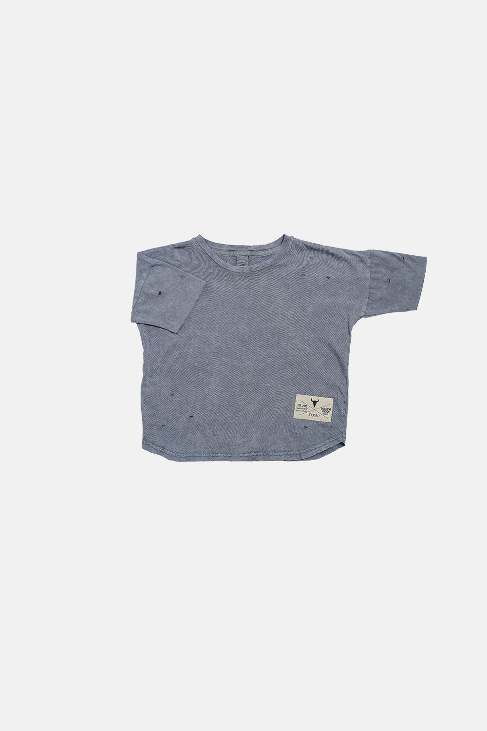 koszulka dziecięca- WIDE TORN TEE deep blue