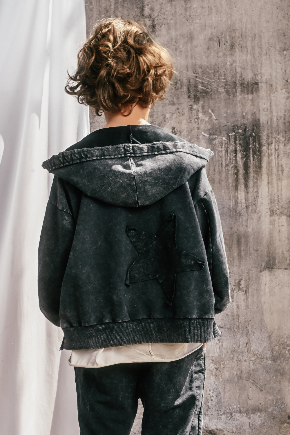 bluza dziecięca - ZIP STAR HOODIE