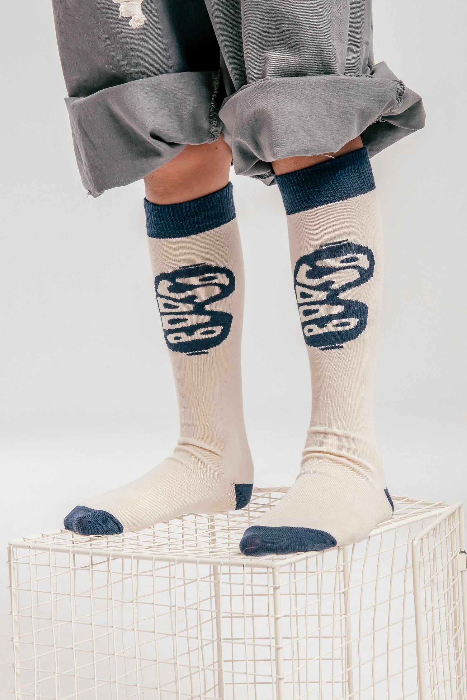 skarpetki dziecięce- GOOGLE SOCKS ecu/navy