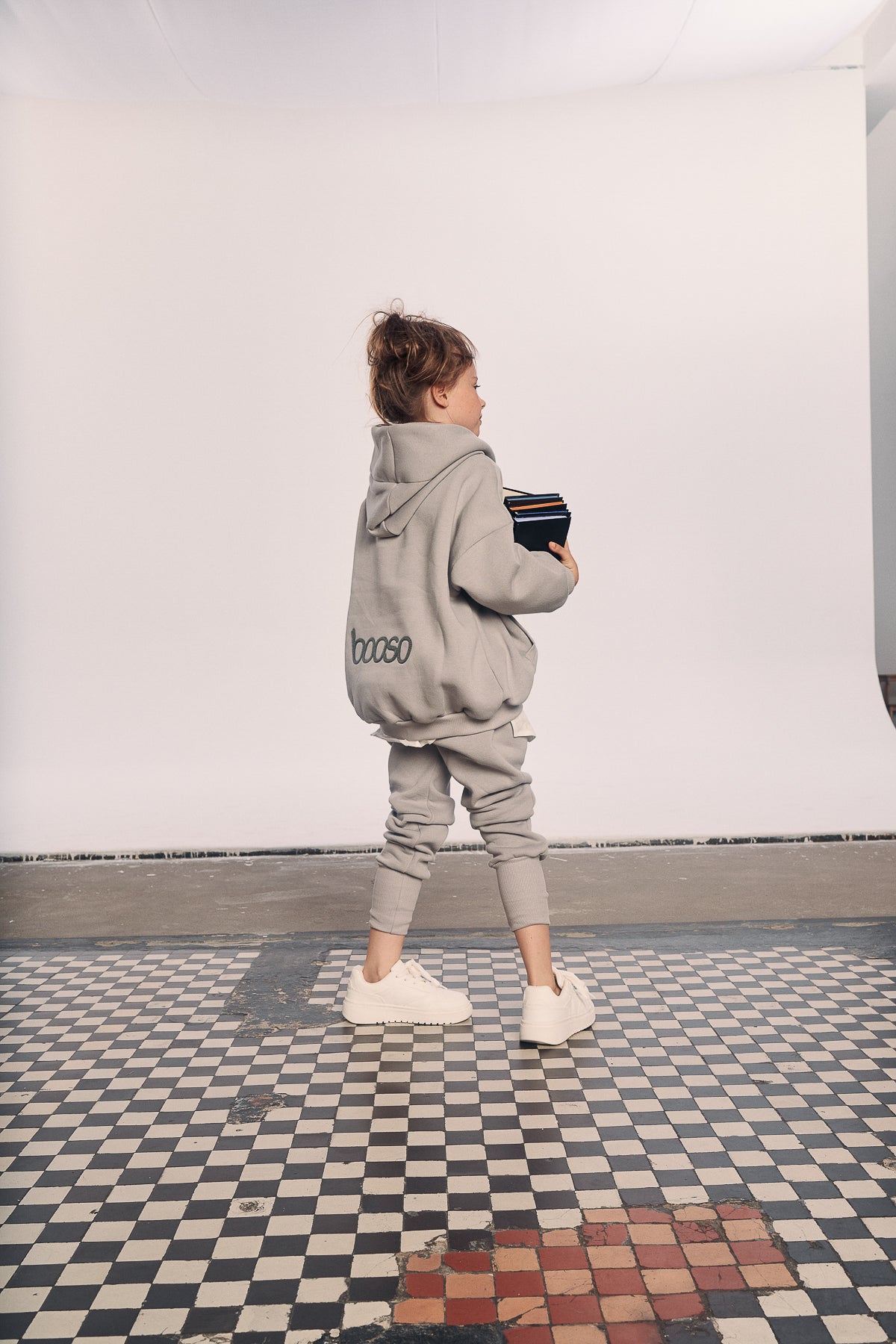 bluza dziecięca- WARM ZIP HOODIE gray