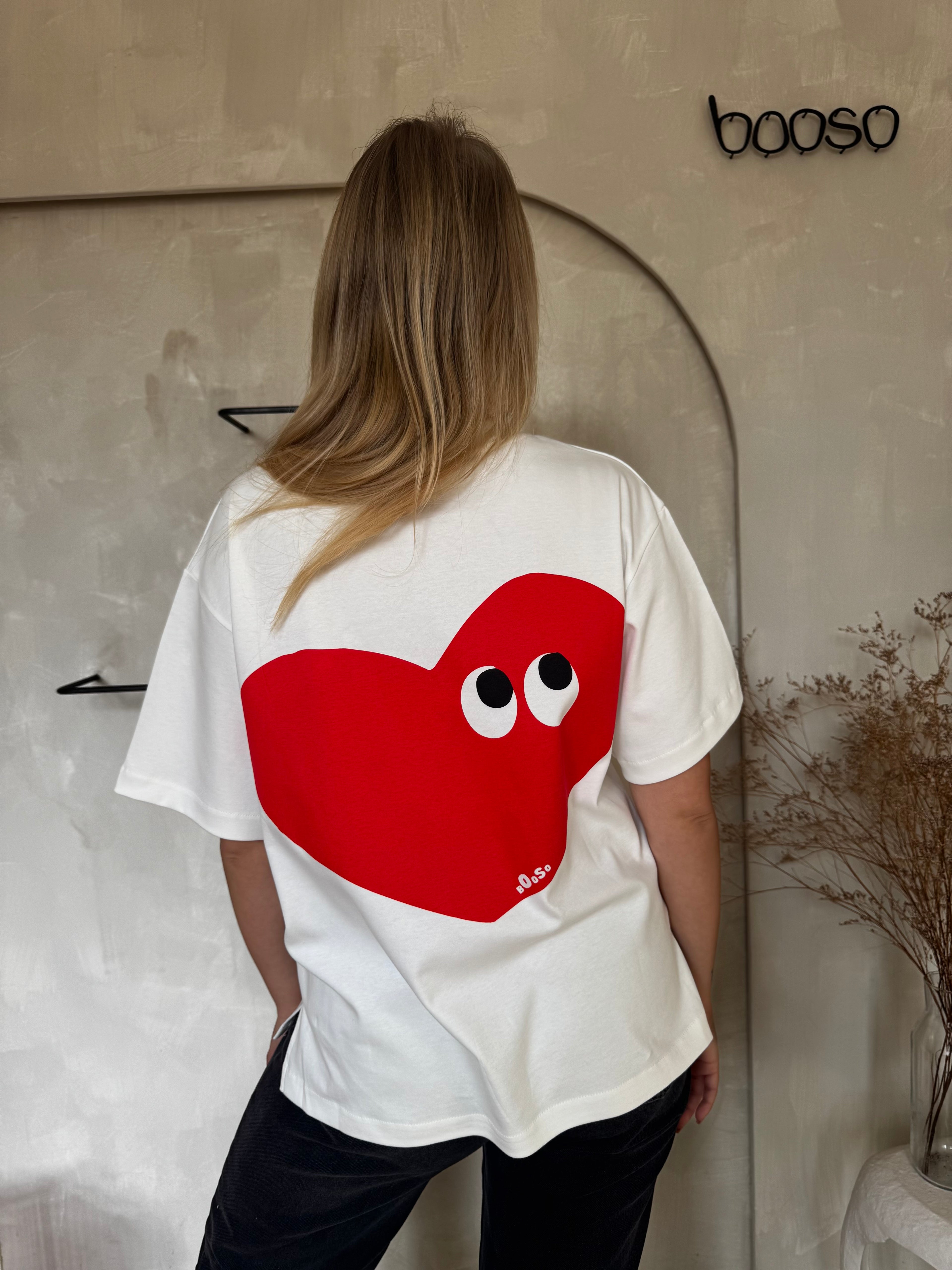 bluzka damska- OLDIES RED HEART TEE