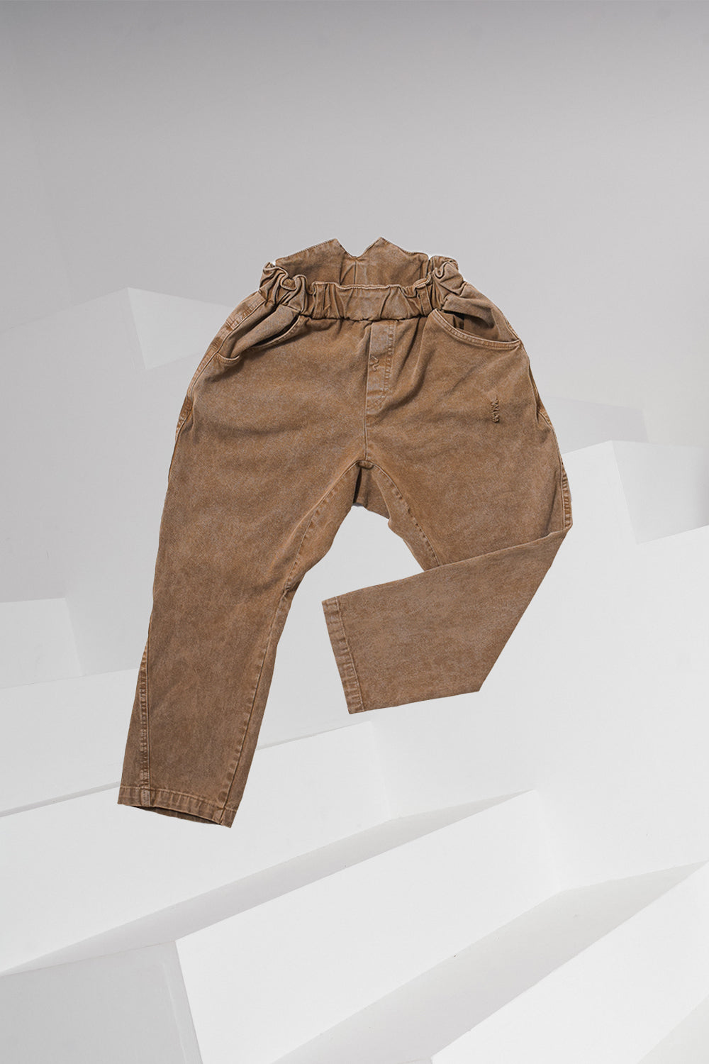 spodnie dziecięce - JEANS BROWN PANTS brown