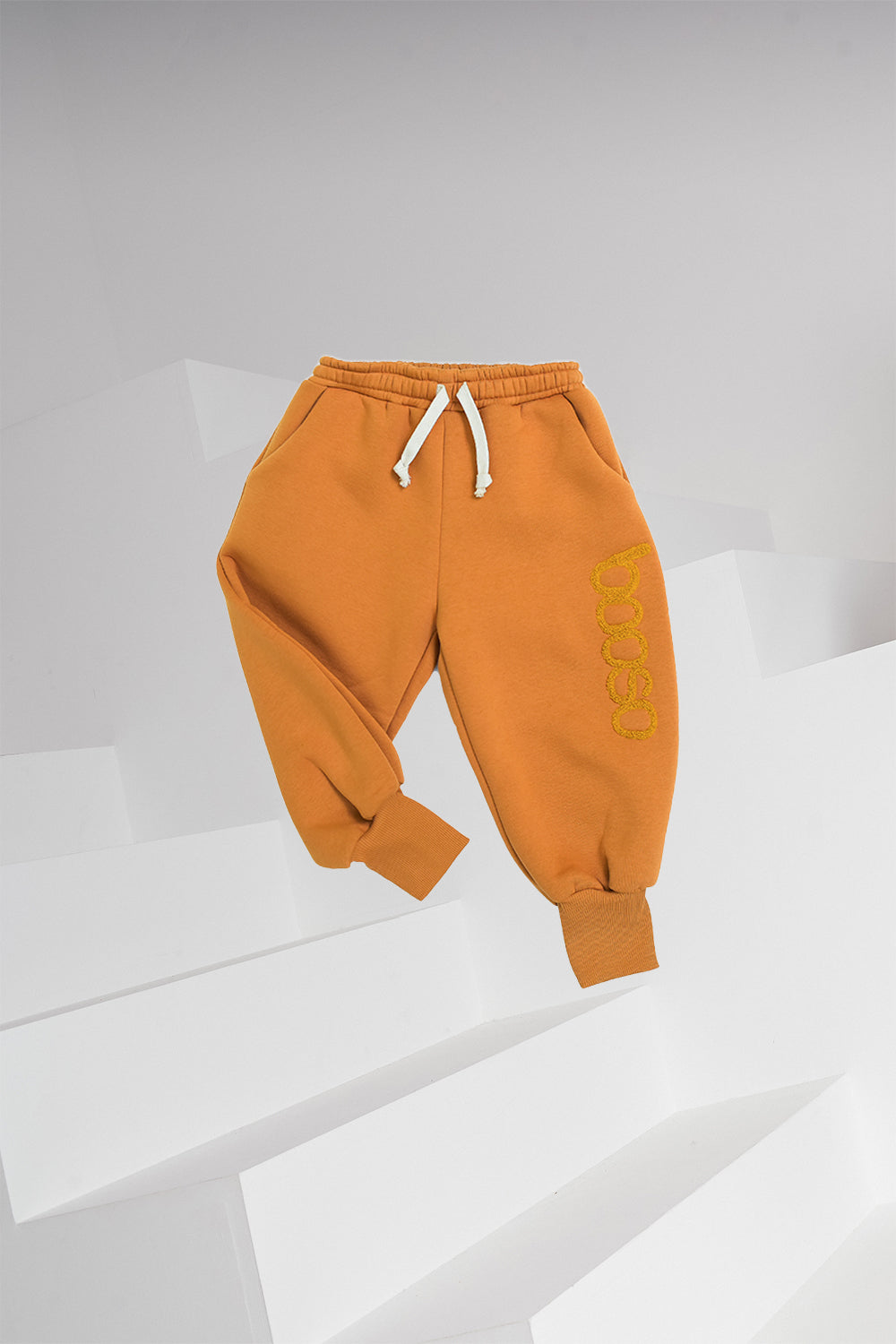 spodnie dziecięce - WARM PANTS WIDE honey