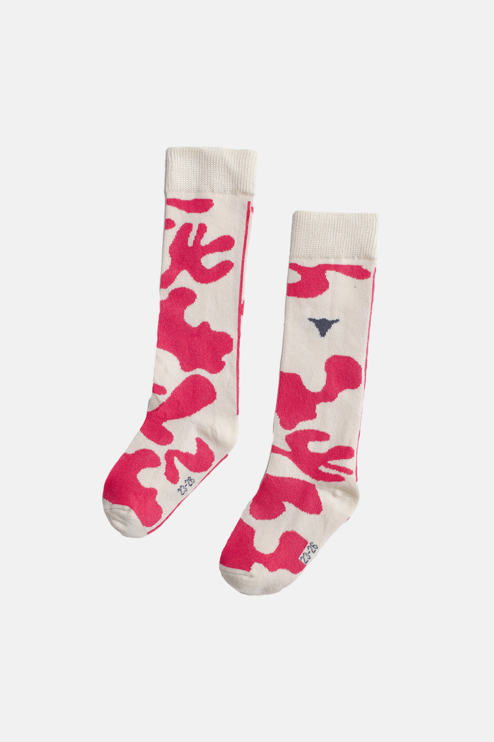 skarpety dziecięce - Splash SOCKS ecru/pink